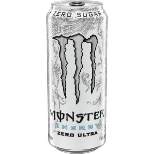 Monster Energy Zero Ultra, Sugar Free Energy Drink, 16 Ounce