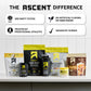 Ascent 100% Whey Protein Powder - Post Workout Whey Protein Isolate, Zero Artificial Flavors & Sweeteners, Soy & Gluten Free, 5.5g BCAA, 2.6g Leucine, Essential Amino Acids, Vanilla Bean 2 lb