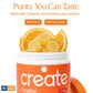 Create Creatine Monohydrate Gummies for Men & Women, Boost Focus, Strength, and Endurance, Anti-Melting Formula, Vegan, Gluten-Free, Non-GMO, 1.5g of Creatine per Gummy (Orange)