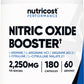 Nutricost Nitric Oxide Booster 2250mg, 180 Capsules - 750mg Per Casule, 60 Servings - Gluten Free and Non-GMO