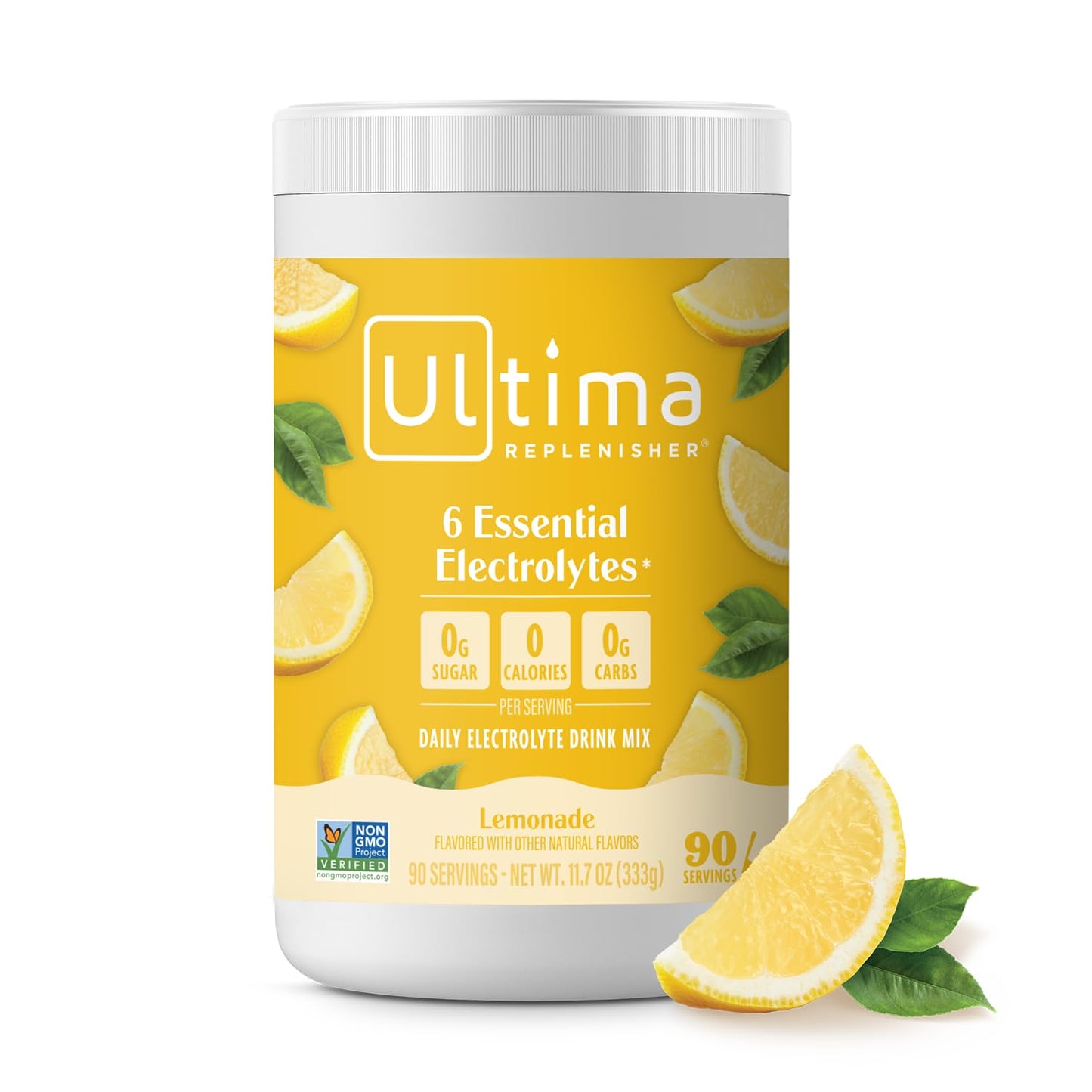 Ultima Replenisher Daily Electrolyte Powder Drink Mix, 90-Serving Canister
