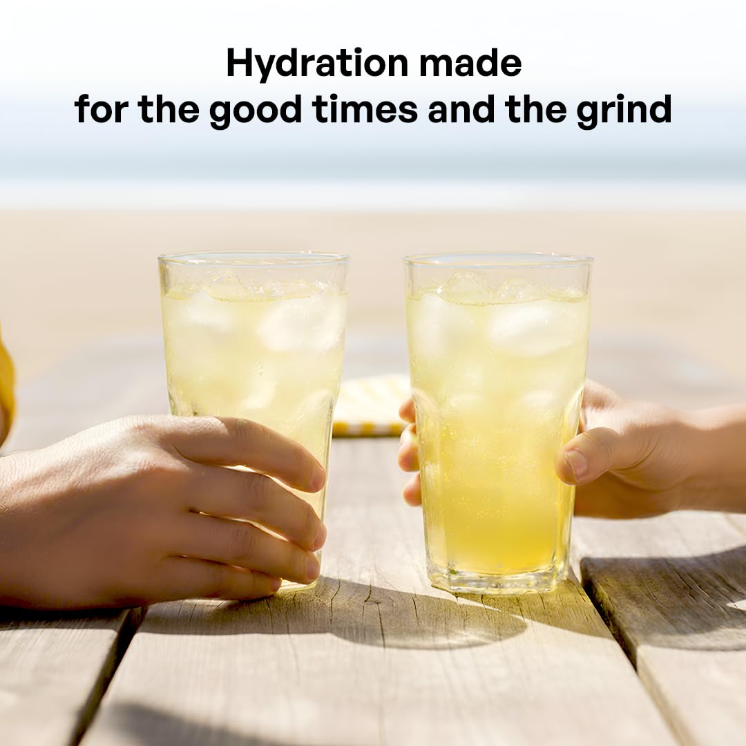KEY NUTRIENTS Multivitamin Electrolytes Powder No Sugar - Refreshing Lemonade Electrolyte Powder - Sodium & Energy Supplement - Hydration Powder - No Calories - 90 Servings - Made in USA