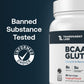 Transparent Labs BCAA Glutamine - 8000 mg of BCAA Powder Per Serving with L Glutamine for Post Workout Recovery, Muscle Growth, & Increased Endurance - 30 Servings, Strawberry Lemonade