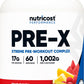 Nutricost Pre-X Xtreme Pre-Workout Complex Powder, Fruit Punch, 60 Servings, Vegetarian, Non-GMO and Gluten Free