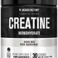 Jacked Factory Creatine Monohydrate Powder 150g - 5g Daily Creatine Supplement for Men and Women, Vegan-Friendly, Third-Party Tested - 30 Servings, Unflavored