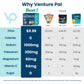 Venture Pal High Sodium Sugar Free Electrolytes Powder Packet - Hydration Packets with Vitamin, Sodium & Potassium | Zero Calories | Vegan, Keto & Paleo Friendly Electrolyte Drink Mix - 16 Sticks