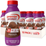 Premier Protein Shake, Chocolate, 30g Protein, No Added Sugar, 24 Vitamins & Minerals to Support Immune Health, Gluten-Free,11.5 fl oz (12 Pack)