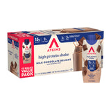 Atkins Milk Chocolate Delight High Protein Shake, 15g Protein, 2g Net Carb, 1g Sugar, Keto Friendly, Chocolate Flavored Protein Shakes, 12 Count