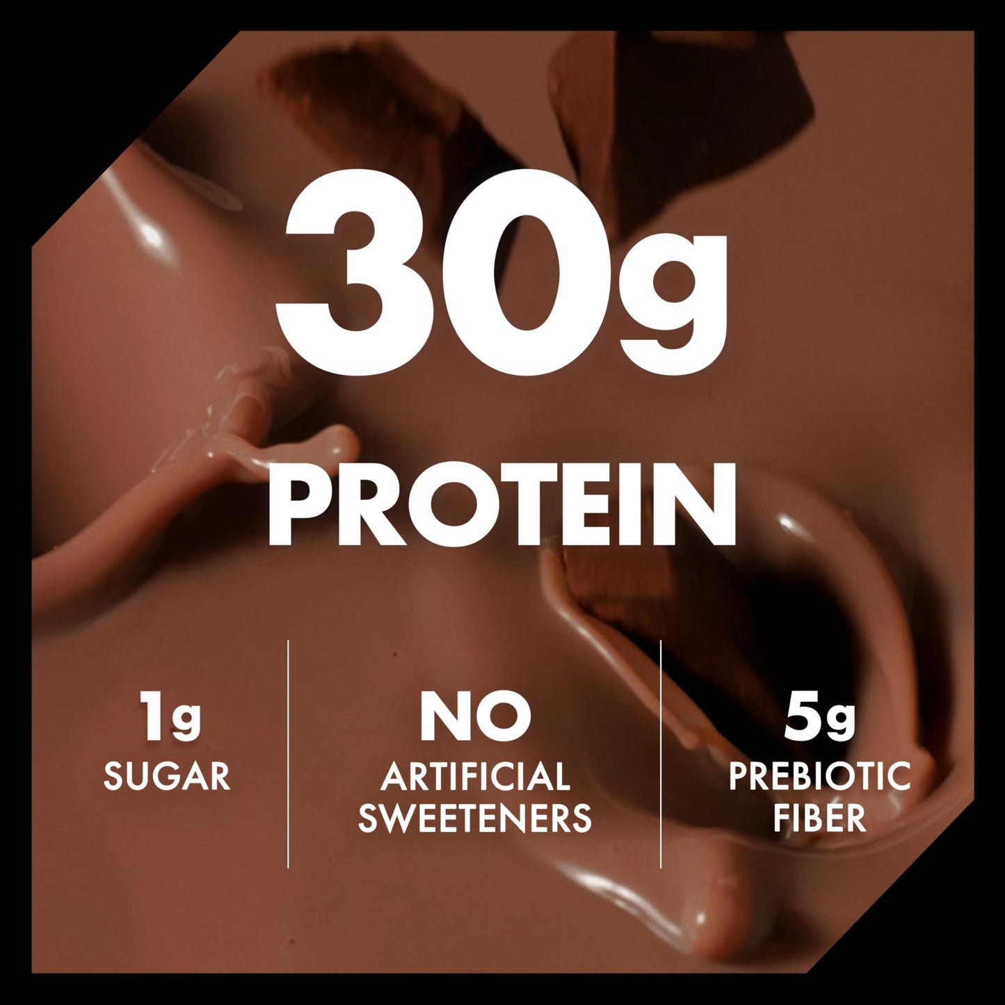 Oikos Protein Shake, Chocolate, 30g High Protein Drinks, Shelf Stable, Ready to Drink, 5g Prebiotic Fiber, 12 fl oz Bottle, 12 Count