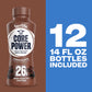 Core Power Protein Shake, Chocolate, 26g Bottle, 14oz, 12 Pack