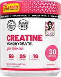 Old School Labs Creatine for Women – Post-Workout Supplement with 5000mg Creatine Monohydrate Powder, 2000mg Collagen & BCAA 2:1:1 for Strength Support & Recovery – Unflavored - 8.57 Ounce (Pack of 1)