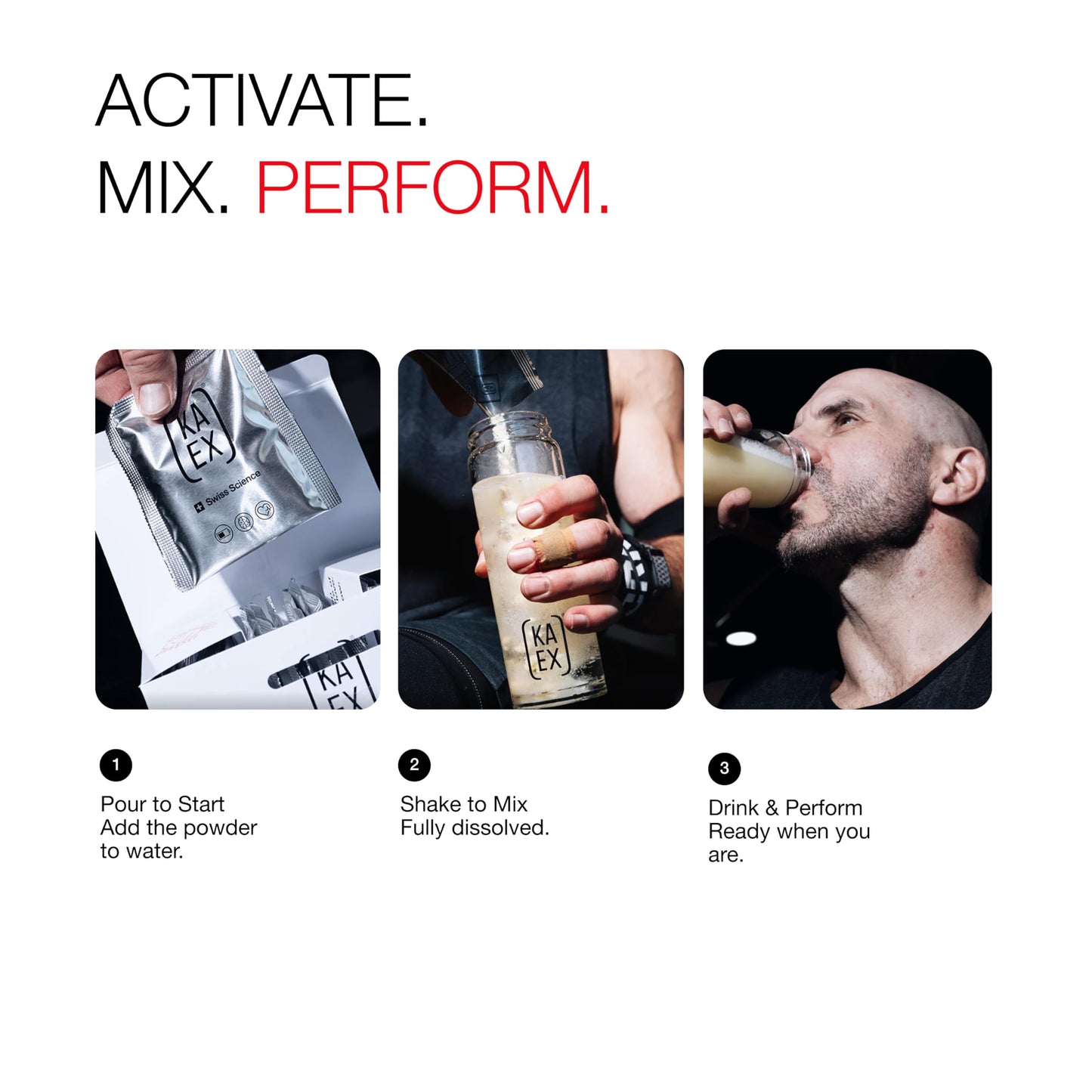KA EX - Cortisol Stress Reducer for Athletes | Post-Workout Recovery Gamechanger | Clinically Tested and Trusted by Thousands of Pro Athletes | Swiss Science I Vegan (3 Pack)
