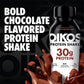 Oikos Protein Shake, Chocolate, 30g High Protein Drinks, Shelf Stable, Ready to Drink, 5g Prebiotic Fiber, 12 fl oz Bottle, 12 Count