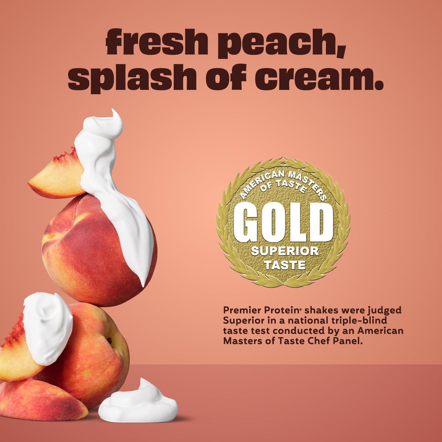 Premier Protein Shake, Peaches & Cream, 30g Protein, No Added Sugar, 24 Vitamins & Minerals to Support Immune Health, Gluten-Free, 11.5 fl oz (12 Pack)