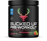 Bucked Up Pre Workout - Best Tasting - 6 Grams Citrulline, 2 Grams Beta Alanine Non Proprietary Blend, Powder (Strawberry Kiwi)