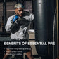 RAW Essential Pre-Workout Powder (Sour Watermelon) - Chris Bumstead Sports Nutrition Supplement for Men & Women - Preworkout Energy Powder with Caffeine, L-Citrulline, L-Tyrosine, & Beta Alanine Blend