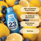 Pure Genius 23g Protein Shot Drink | 100 Calories, No Sugar, No Fat, Whey & Collagen, Gluten Free, Keto Friendly, No Artificial Flavors or Sweeteners, TSA Size 3.38 Fl Oz, Blueberry Lemonade (24 Pack)