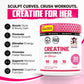 Old School Labs Creatine for Women – Post-Workout Supplement with 5000mg Creatine Monohydrate Powder, 2000mg Collagen & BCAA 2:1:1 for Strength Support & Recovery – Unflavored - 8.57 Ounce (Pack of 1)