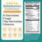 Venture Pal Sugar Free Electrolyte Powder Packets - Liquid Daily IV Drink Mix for Rapid Hydration & Party Recovery | 5 Vitamins & 7 Electrolytes| Keto Friendly | Non-GMO | Certified Vegan | 16 Sticks