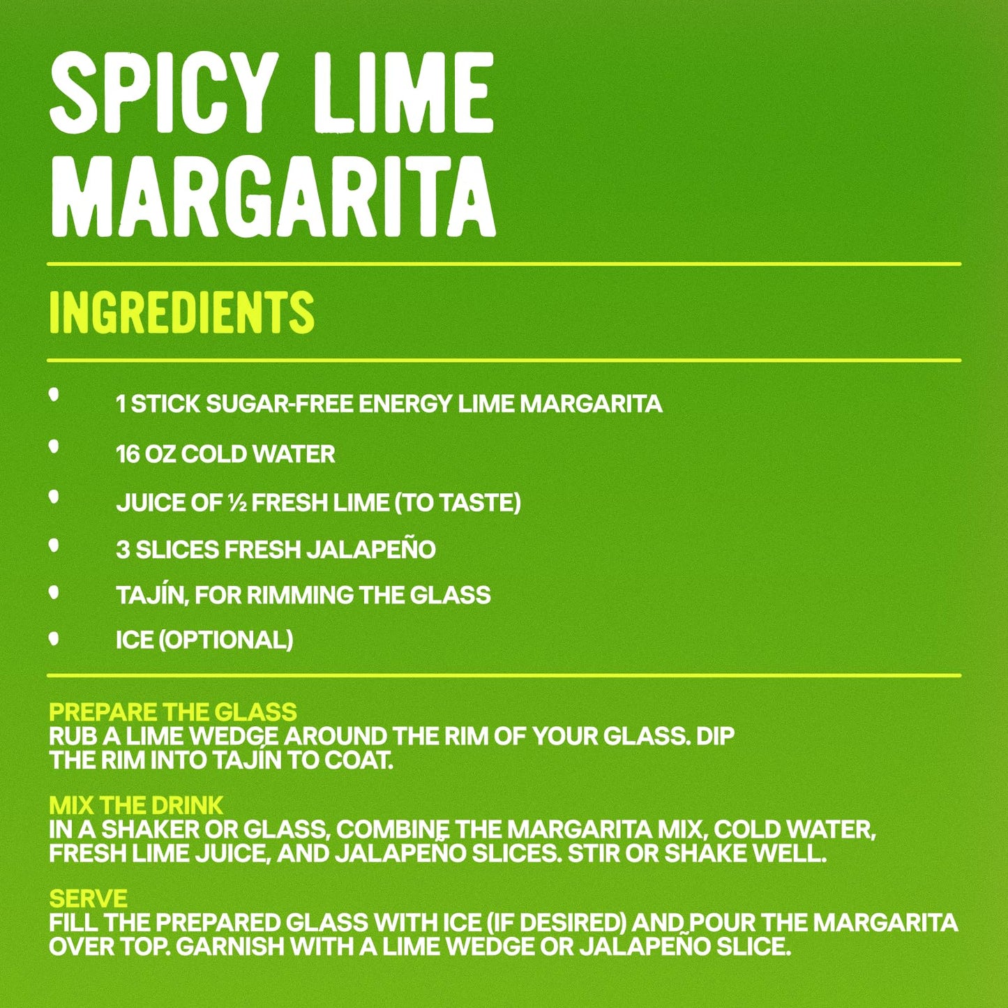 Liquid I.V.® Hydration Multiplier Sugar-Free + Energy - Lime Margarita Mocktail | Electrolyte Powder Drink Mix | 1 Pack (14 Servings)