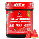 Six Star Pre-Workout Explosion, Watermelon (30 Servings) - Preworkout Energy Powder Supplement for Men & Women - Pre Workout Drink Mix with Creatine & Beta Alanine - Sports Nutrition Products