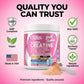 Creatine for Women | Creatine Monohydrate + BCAA Powder Myo-Inositol Collagen Biotin Hyaluronic Acid Folate L Glutamine Vitamin D3 Iron Zinc D-Chiro-Maca Digestion Shelf Builder By Clean Nutra