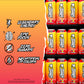 GHOST Energy Drink - 12-Pack, Strawbango, 16oz - Energy & Focus & No Artificial Colors - 200mg of Natural Caffeine, L-Carnitine & Taurine - Gluten-Free & Vegan